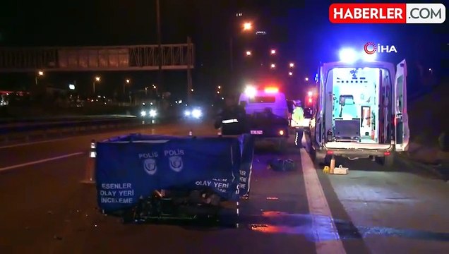 Esenler TEM Otoyolu'nda Feci Motosiklet Kazası: 1 Ölü