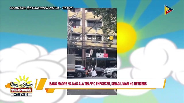 Sunshine Stories | Isang madre na nag-ala traffic enforcer, kinagiliwan ng netizens