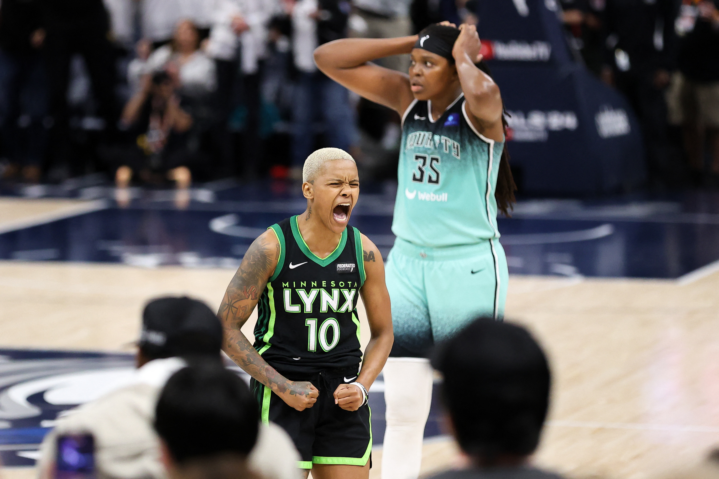 Résumé : Les Lynx donnent rendez-vous au Liberty au Game 5