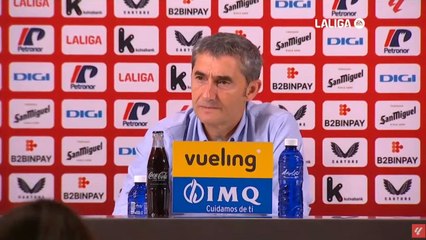 Ernesto Valverde, rueda de prensa tras el Athletic vs. Espanyol