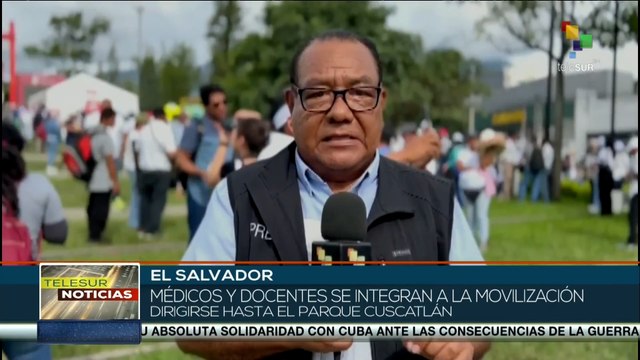 Organizaciones civiles de El Salvador realizan marcha Blanca