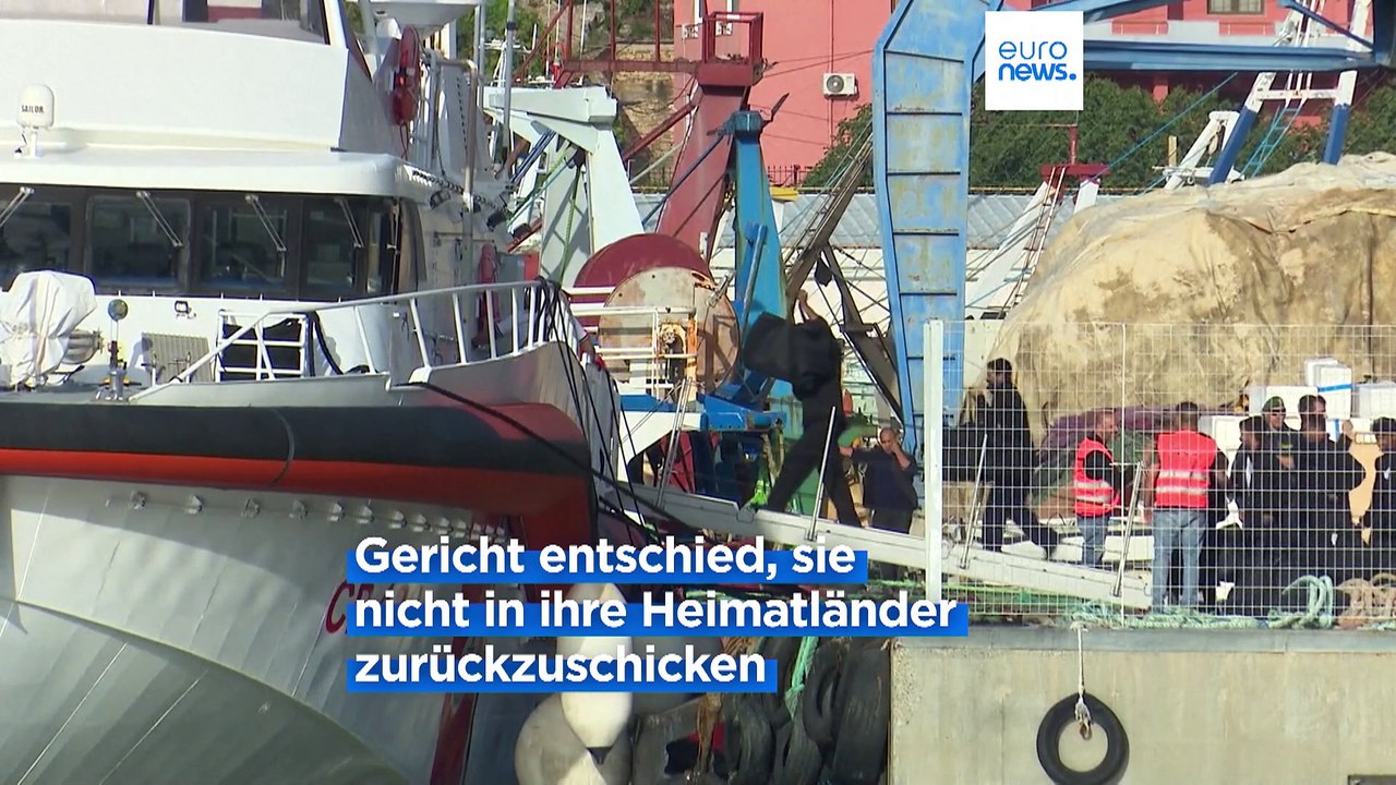 Migranten kehren aus Albanien nach Italien zurück