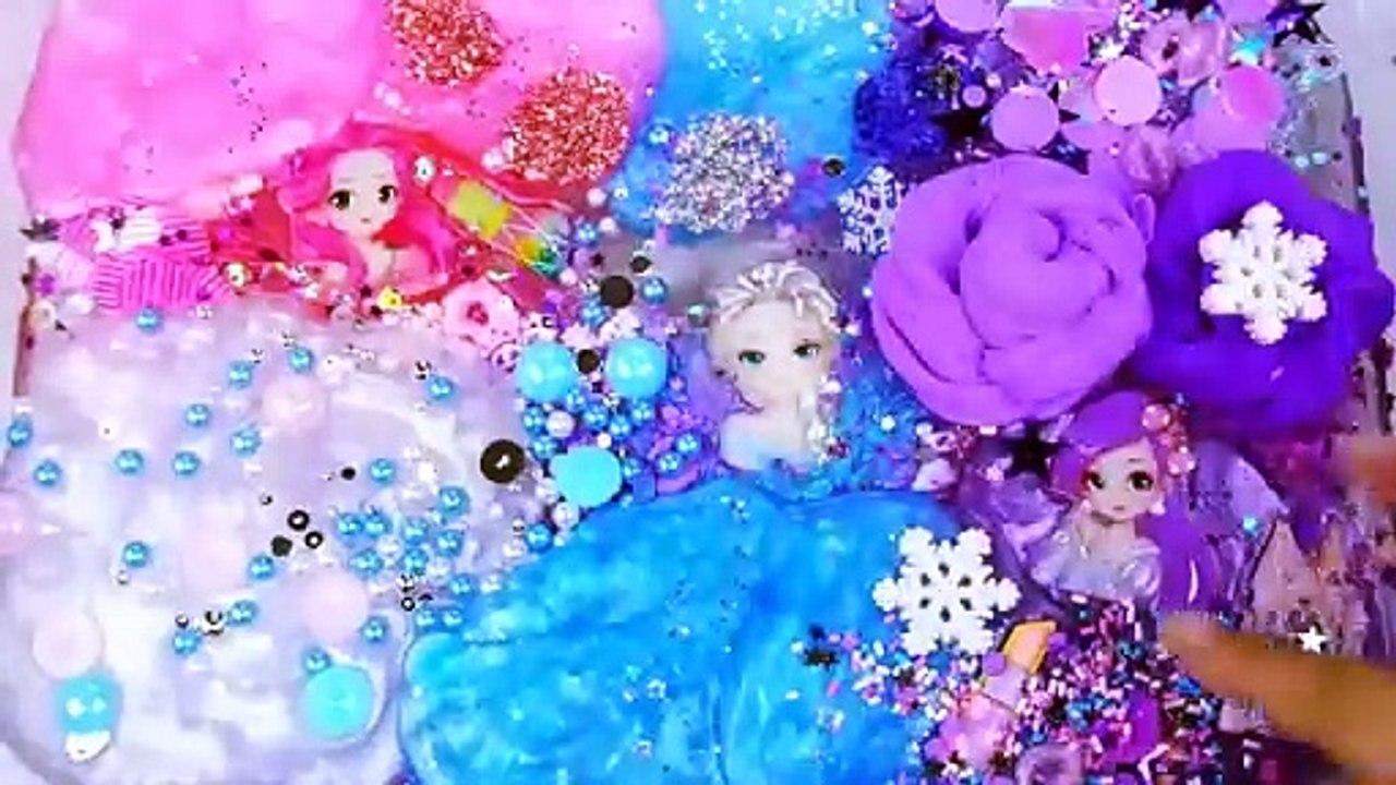 Frozen galaxy slime ASMR
