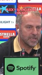 Flick explica su encuentro con Xavi