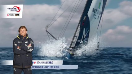 Vendée Globe 2024 - skipper Benjamin FERRÉ / Monnoyeur - DUO for a JOB