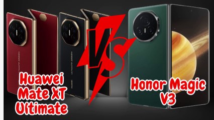 Huawei Mate XT Ultimate vs Honor Magic V3