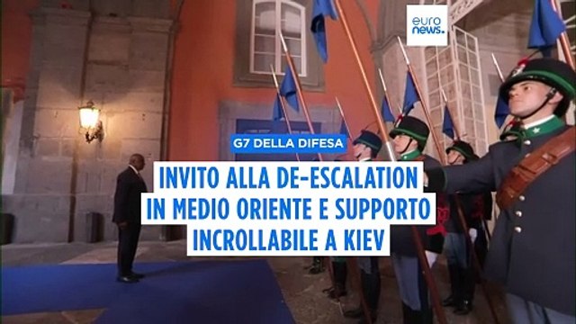 G7 della Difesa a Napoli: evitare escalation in Medio Oriente, sostegno incrollabile a Kiev