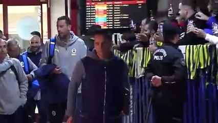 Fenerbahçe kafilesi Samsun'a indi