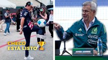 Checo Pérez alza la mano para la Selección Mexicana de Javier Aguirre en la Copa Oro 2025