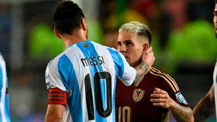 Soteldo revela lo que le dijo a Messi durante su choque en el Venezuela vs. Argentina