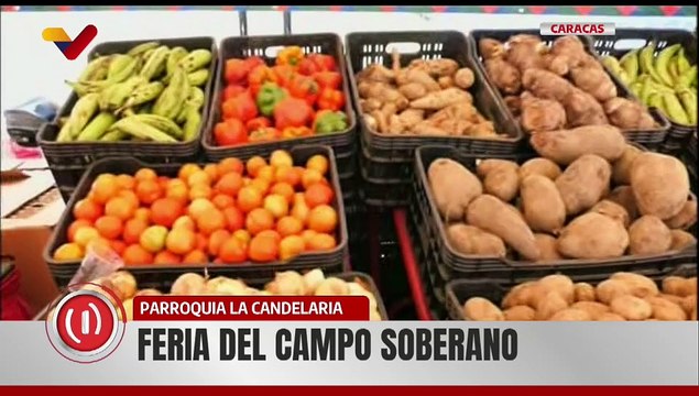 Vpdta. Delcy Rodríguez supervisa despliegue de la Feria del Campo Soberano en La Candelaria