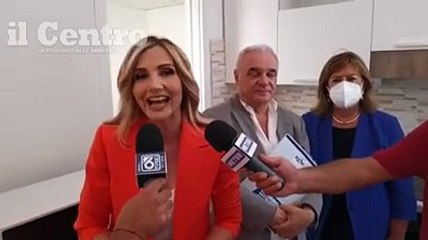 Lorella Cuccarini entusiasta della seconda casa Agbe: "Fa onore a Pescara"