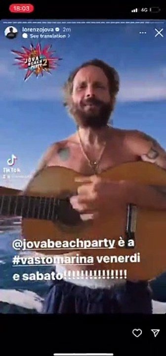 "Vasto sto arrivando da te": Jovanotti canta sui social l'evento di domani e sabato