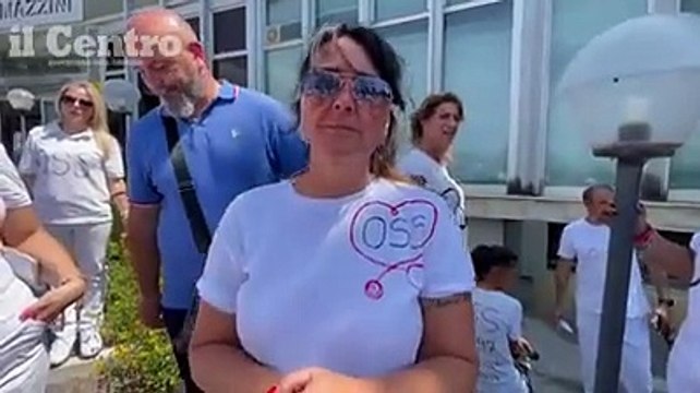 Gli operatori sanitari in sit-in: Assunzioni ferme mille giorni dopo il concorsone, qualcuno ci spieghi