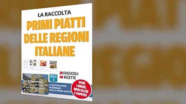 In regalo con il Centro la raccolta Primi piatti delle regioni italiane