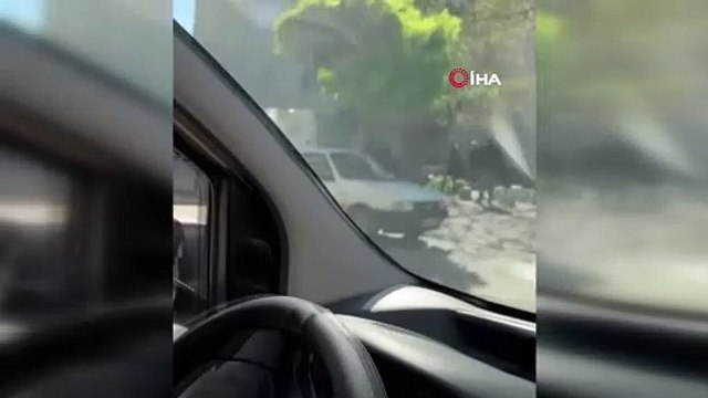 Alacak-verecek meselesi yüzünden çocuklarının yanında kavga ettiler! O anlar kamerada...