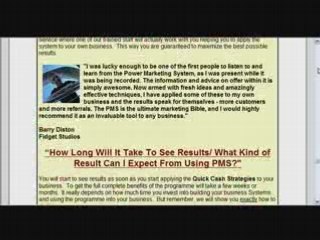 Power Marketing System Review