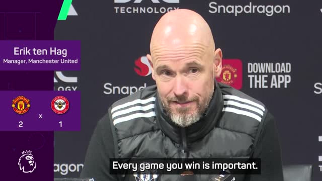Ten Hag hails 'fighting spirit' after comeback win over Brentford