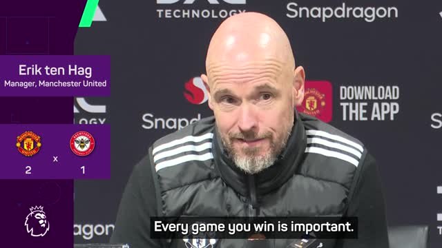 Ten Hag hails 'fighting spirit' after comeback win over Brentford