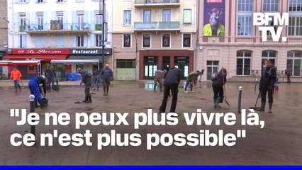 Après les crues, le nettoyage et la solidarité