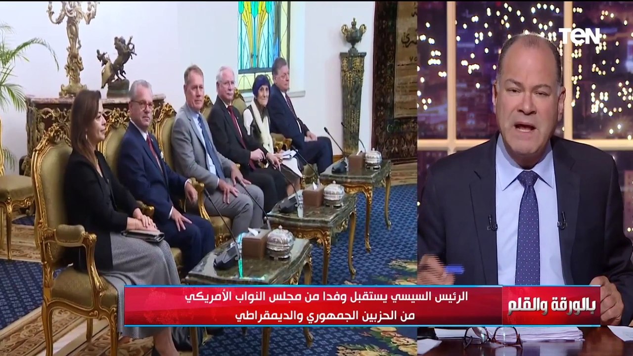 حل الدولتين الضمانة الوحيدة لاستقرار الإقليم... رسالة حاسمة من السيسي لوفد مجلس النواب الأمريكي