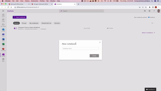 How to USE Microsoft OneNote for Office 365 On a Mac - Tutorial 1 - Create a NoteBook - Basic | New