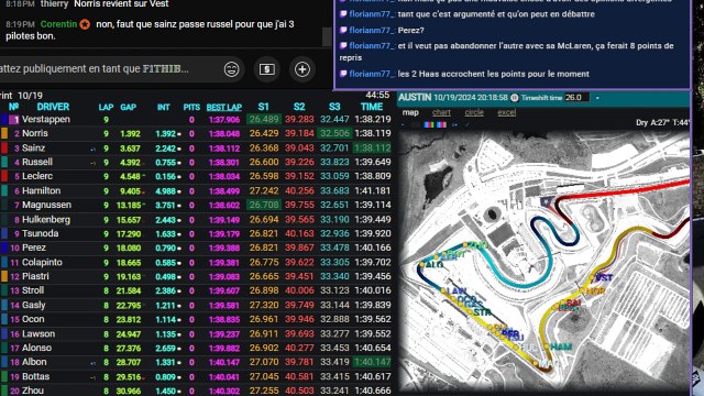 F1 2024 United States Grand Prix / Austin - course sprint + interviews - Streaming Français | LIVE FR
