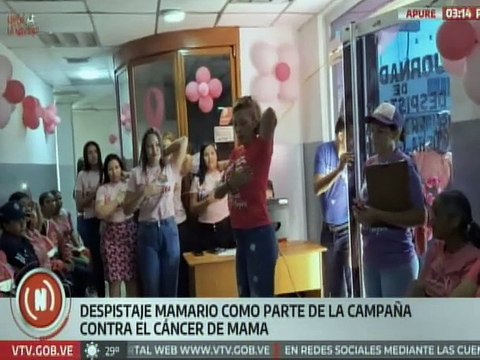 Jornada de despistaje de cáncer de mama favoreció a féminas del estado Apure