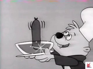 1960s Alvin Chipmunk JELLO TV commercial - hot dog inside the Jello - YUMMY!