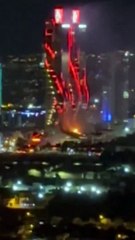 İzmir'deki İkiz Kulelerde Yangın