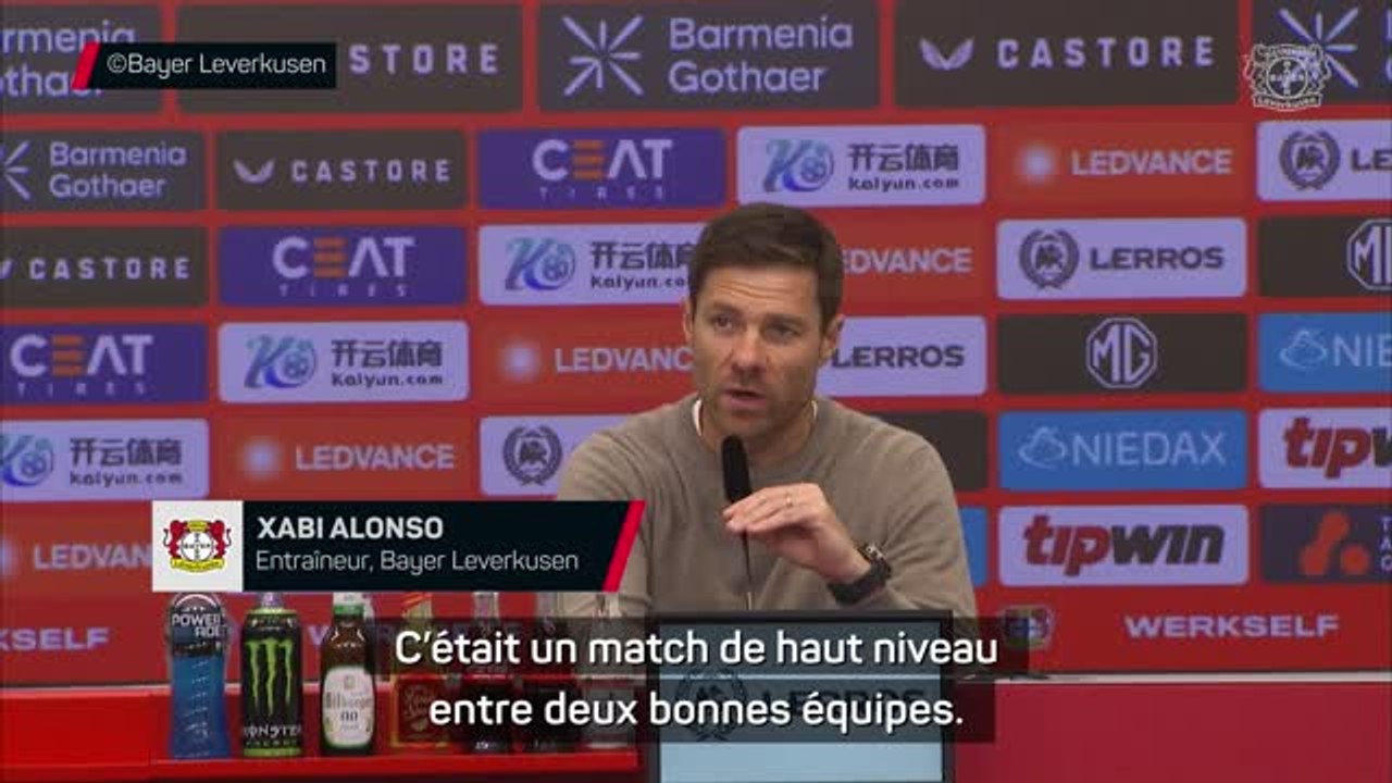 Bayer Leverkusen - Xabi Alonso : “Nous avons montré un grand mental”