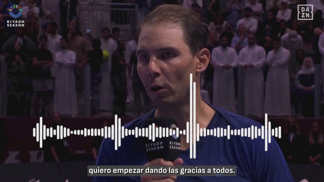 Nadal delivers heartbreaking final speech in his last singles match