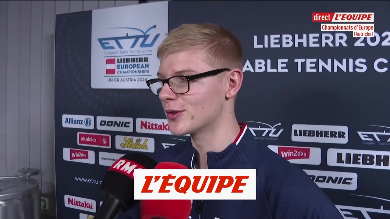 Felix Lebrun : « Emotionnellement, ça a lâché à la fin » - Tennis de table - CE