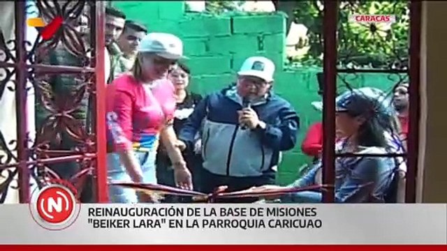 Caracas | Gobierno Bolivariano reinaugura Base de Misiones Socialistas “Beiker Lara” en Caricuao