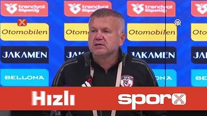 Volkan Kazak: "Kayseri zor deplasman, 1 puan iyi"