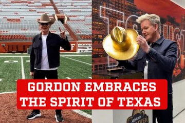 Gordon Ramsay embraces Texas Longhorns' spirit from the field