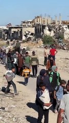 İsrail vahşeti paylaşımı: Namlunun ucunda zorla göç!