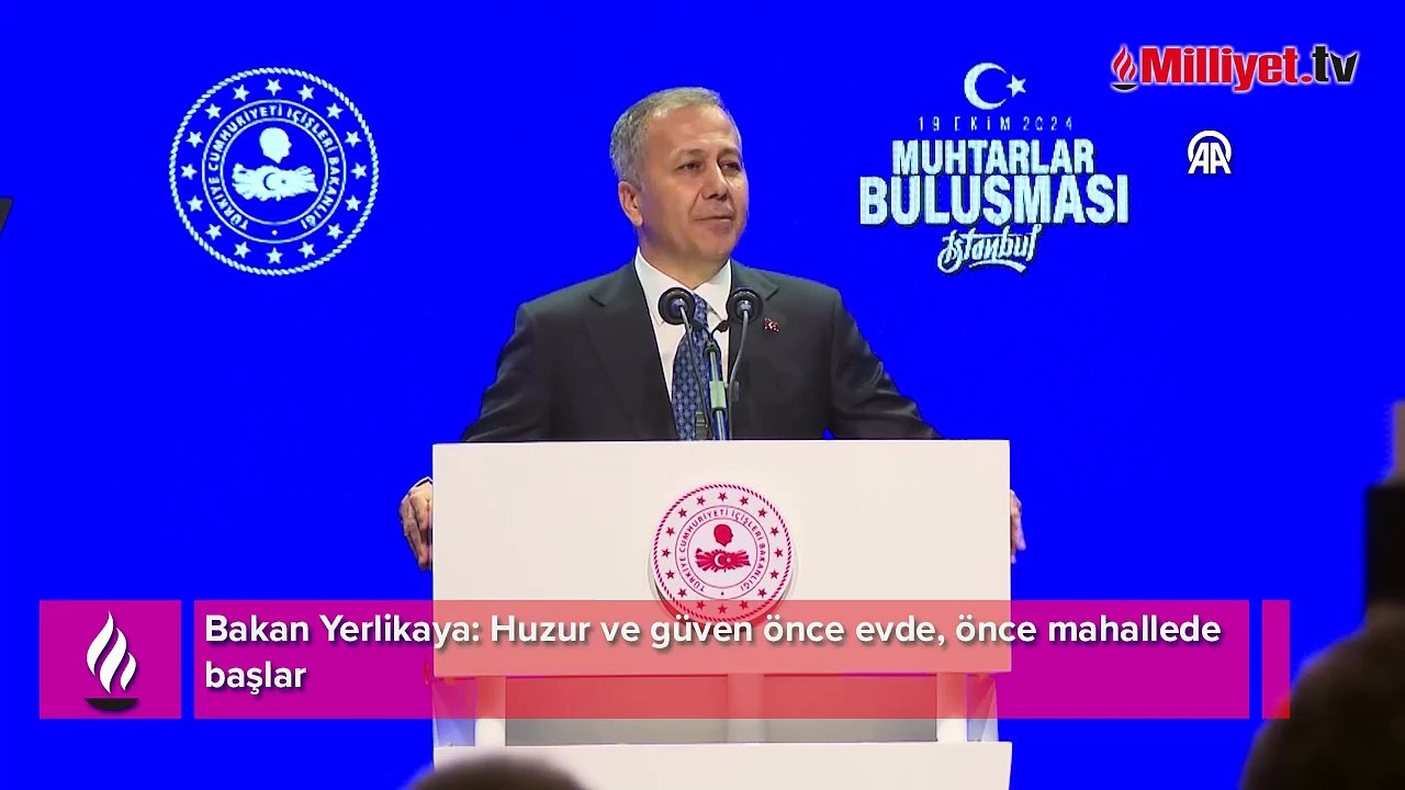 Bakan Yerlikaya: Huzur ve güven önce evde, önce...