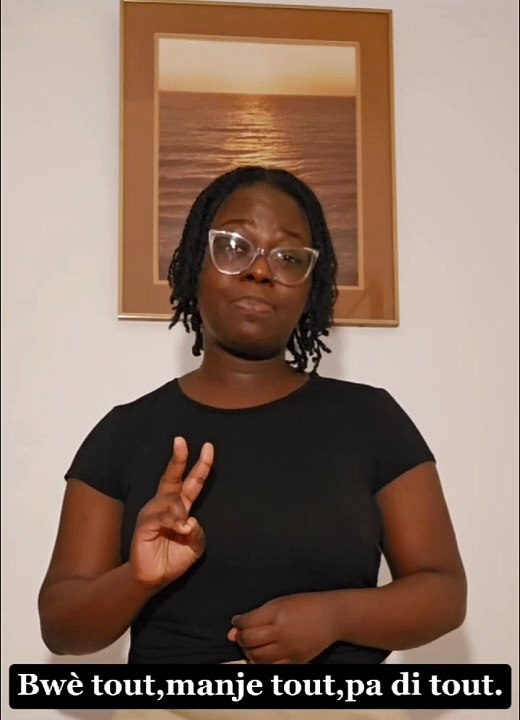 Bwè tout, manje tout, pa di tout