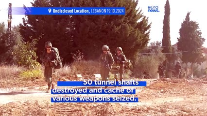 IDF says it has begun dismantling Hezbollah tunnel network found in southern Lebanon