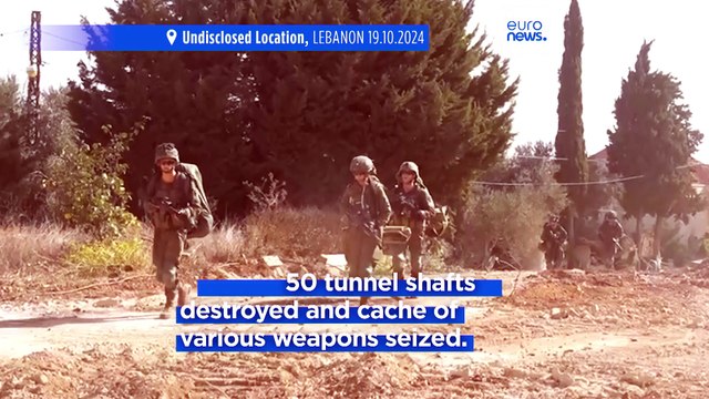 IDF says it has begun dismantling Hezbollah tunnel network found in southern Lebanon