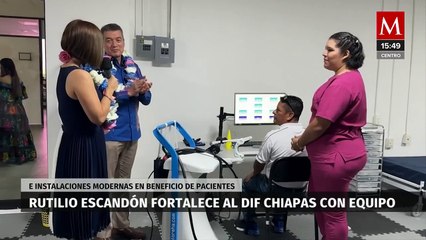 Video herunterladen: El gobernador de Chiapas, Rutilio Escandón fortalece al DIF Chiapas con equipos tecnológicos