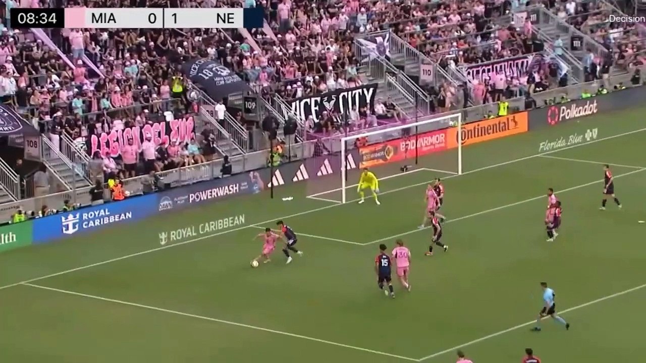 Inter Miami vs New England 6-2 Highlights & All Goals 2024 HD - Messi hat trick