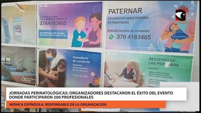 Jornadas Perinatológicas: organizadores destacaron el éxito del evento donde participaron 200 profesionales