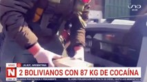 Bolivianos son detenidos en Jujuy, Argentina con 87 kilos de cocaína