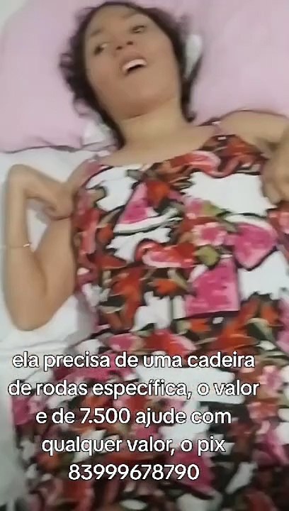 Família cria PIX solidário para jovem especial conseguir cadeira adaptada
