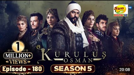 Kurulus Osman Season 05 Episode 180 - Urdu Dubbed | Sun Digital HD Channel