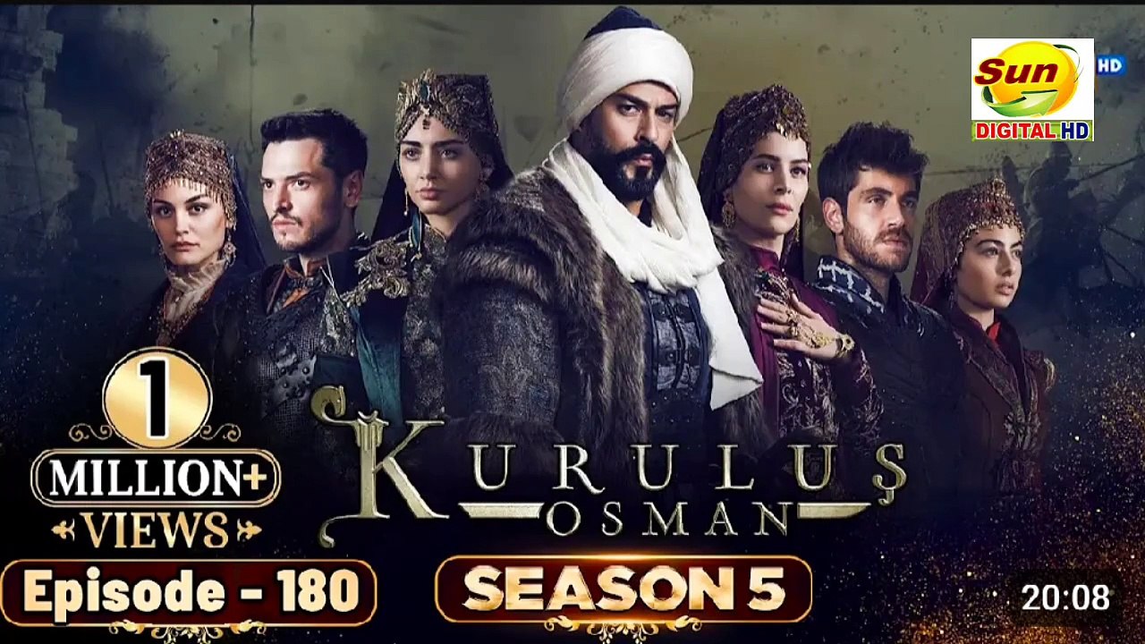 Kurulus Osman Season 05 Episode 180 - Urdu Dubbed | Sun Digital HD Channel