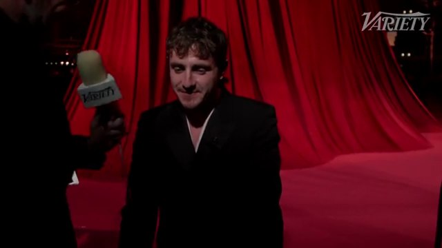 Paul Mescal Talks the 'Gladiator II' Action Sequences at the Academy Museum Gala Red Carpet