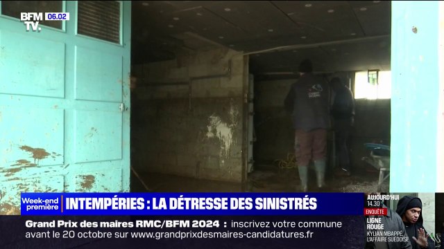 Les sinistrés constatent l'ampleur des dégâts après les intempéries